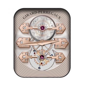 Girard Perregaux芝柏玫瑰粉金机械表盘.clock