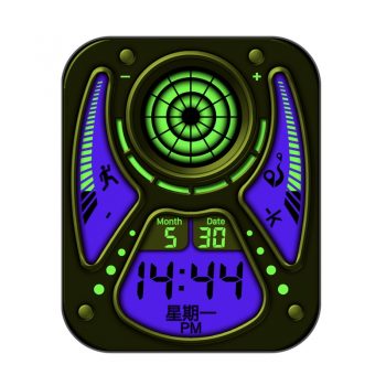 RLMade 120 3视觉冲击紫绿黑表盘.clock