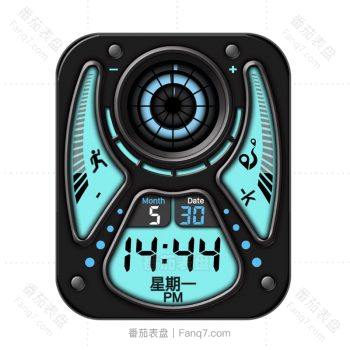 RLMade 120黑底蓝色表盘.clock