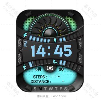 RLMade 122黑底太阳表盘.clock