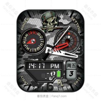 RLMade 124双盘骷髅表盘.clock