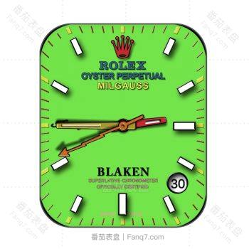 ROLEX劳力士绿色表盘.clock