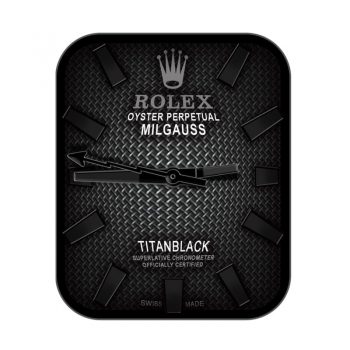 ROLEX劳力士黑色编织表盘.clock