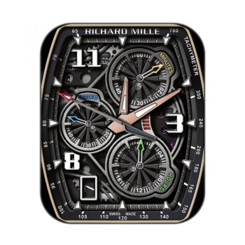 理查德米勒Richard MIlle 72-01高级碳纤维三盘传动复杂机械镂空表盘.clock