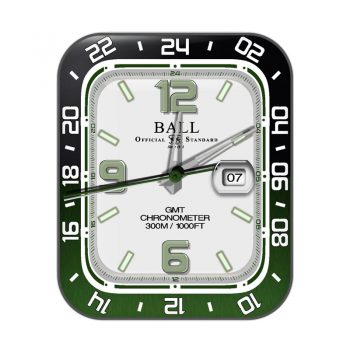 Ball波尔墨绿黑四向普通表盘.clock