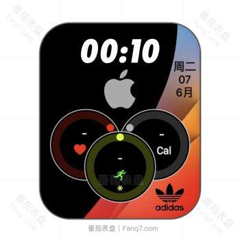 apple adidas苹果阿迪达斯三圆环数据表盘.clock