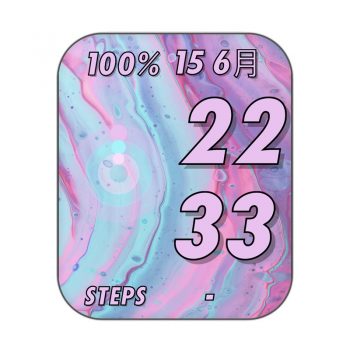 DDPink少女心粉紫表盘.clock