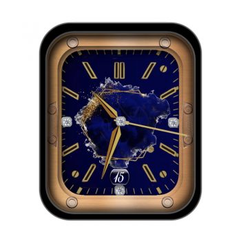 萝亚克朗Royal Gold 2皇家蓝色高级表盘.clock