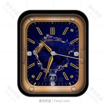 萝亚克朗Royal Gold 2皇家蓝色高级表盘.clock