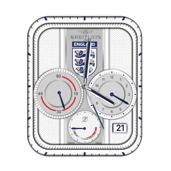 breitling百年灵England白色三盘表盘.clock