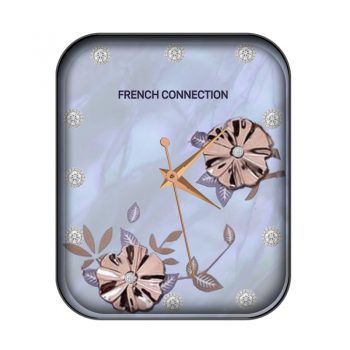 French Connection Flower 法式连接花系列蓝紫唯美系列表盘.clock