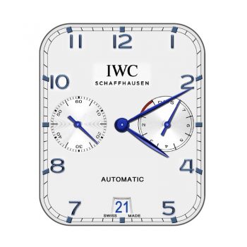 IWC万国白色简约表盘.clock