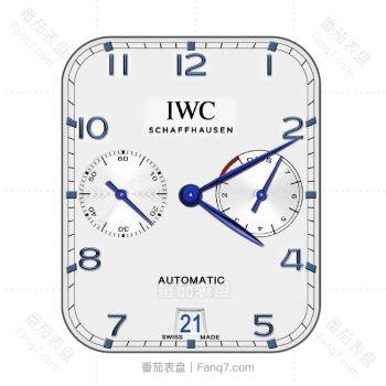 IWC万国白色简约表盘.clock