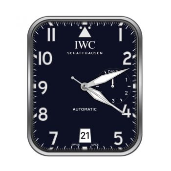 IWC万国黑色简约表盘.clock