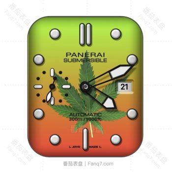 Panerai 沛纳海SubersibleQuarantaBianco潜行系列腕表程绿渐变枫叶表盘.clock