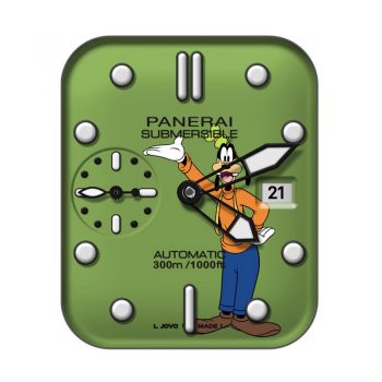 Panerai 沛纳海SubersibleQuarantaBianco潜行系列迪士尼高飞表盘.clock