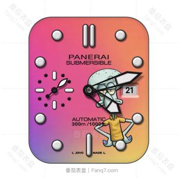Panerai 沛纳海SubersibleQuarantaBianco潜行系列海绵宝宝章鱼哥表盘.clock