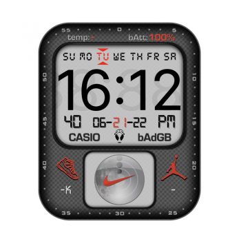 nike耐克灰色乔丹表盘.clock