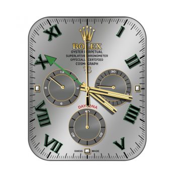 Rolex 劳力士Daytona grey 灰色底绿色刻度高级表盘.clock