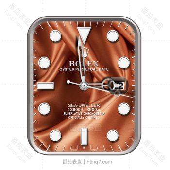 Rolex 劳力士橙色丝绸表盘.clock