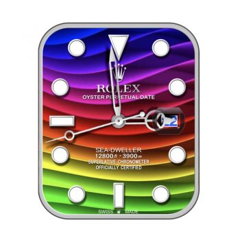 rolex劳力士彩色表盘.clock