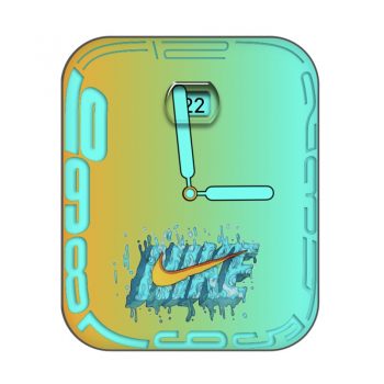 nike耐克watch S7独占Continuum夏日清凉绿色apple表盘.clock