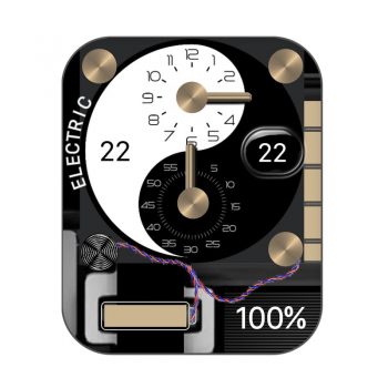 Yin Yan electric by CGM 阴阳无极表盘.clock