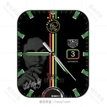 TAG HEUER泰格豪雅AFC Ajax荷兰足球俱乐部阿贾克斯表盘.clock