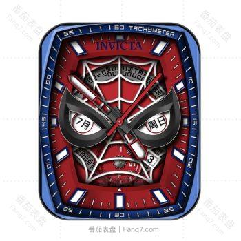 INVICTA 英他氟粉黑色蜘蛛侠表盘.clock