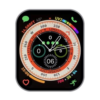 Ultra寻路者 S5S6S7S8专用极限运动探险圆环表盘.clock&clock2