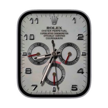 Rolex劳力士迪通拿三盘白灰银表盘.clock&clock2