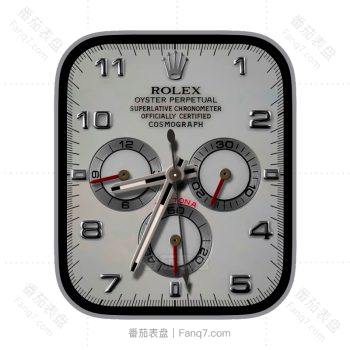 Rolex劳力士迪通拿三盘白灰银表盘.clock&clock2