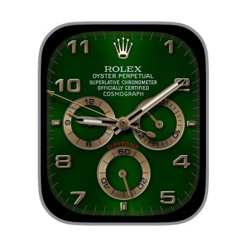 劳力士 ROLEX绿水鬼金色动态指针三盘表盘Ultra.clock&clcok2