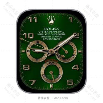 劳力士 ROLEX绿水鬼金色动态指针三盘表盘Ultra.clock&clcok2