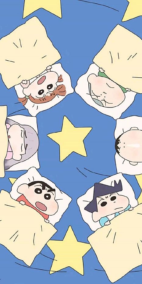手机壁纸 | 愿所有快乐像蜡笔小新一样