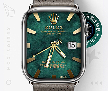 劳力士ROLEX日志型水墨绿绿水鬼表盘.clock