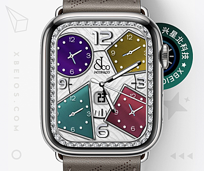 Jacob & Co 杰克宝酷银四盘多造型高级表盘.clock