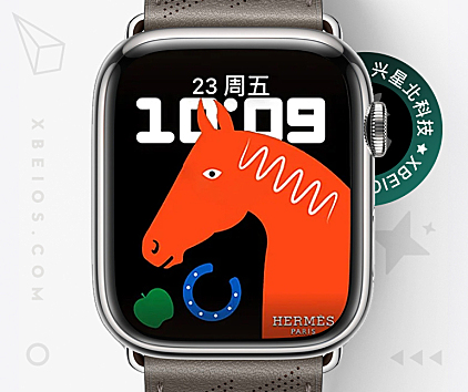 HERMES爱马仕经典红马苹果Apple Watch世界名表人像表盘.watchface