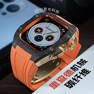 高级里查德机械碳纤维改装套件适用于苹果AppleWatch手表 型号xbeios0521